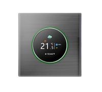 Taidda Smart Thermostat, Smart Thermostats For Home WiFi with Backlight/Temperature/sensor/time Temperature Calibration Adjustment Electric Heating Gray (Electric Heating)