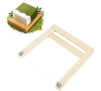 Taidda Soap Cutter Convenient Soap Loaf Wire String Cutter Hand Craft Tool for Making Decoration, Wood, 7.7x8.5inch