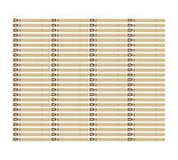 Taidda Spring Test Probe Sleeve Set Reliable Brass 2.4mm Kit for P125 Series Pin R125-4S, 100Pcs for Better Accuracy, Applicable to Security Equipment Welding