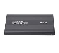 Taidda SSD Hard Disk Box Stylish and Charming Aluminum HDD Enclosure Plug Play for OS X Laptops 3TB USB2.0 External Data Storage for MACs (Black)