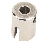 Taidda Steel Input Shaft Cup Durable Center Drive Cup for 1/7 1/8 RC Car Easy to Install for Daily Use (Silver)