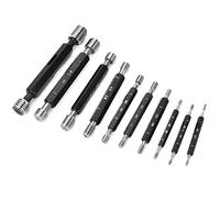 Taidda Thread Plug Gage High Accuracy Inspection Tool for Thread Diameter Measurement Through Stop Hand Tool for Hardware Crafting (#1)