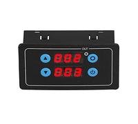 Taidda Timer Relay Module Adjustable Dual Digital Display Time Relays Controller for Motor, ABS Material