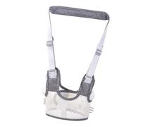 Taidda Toddler Walking Harness Helper Breathable Comfortable Anti Lost Infant Walker Assistant Belt for Kids, Lumbar Protection for Public Places Made of Polyester (Light Gray)