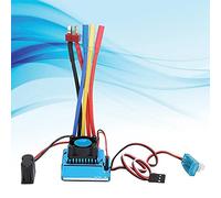 Taidda V2.3 High Performance Waterproof Brushless Electric Speed Controller ESC for RC Car, with 8-Step Braking Force Adjustment, for All-Weather Competition, for 1/14, 1/10 Car (45A)