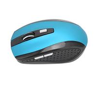 Taidda Wireless Mouse Compact Long Service Life 2.4GHz 3 Levels DPI Adjustable for Vista Laptop, ABS Material (Blue)