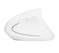 Taidda Wireless Vertical Ergonomic Gaming Mouse 1600DPI for PC Laptop Office, 2.4GHz Optical Mouse for Computer Users (White)