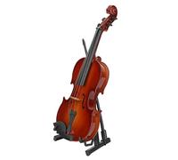 Taidda- with Stand Decoration Gift Violin Model, 17cm Violin Ornament, Home Decoration for Children