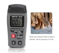 Taidda Wood Moisture Detector Professional LCD Damp Hygrometer Tester for Rosewood Walnut Rubber Tree with Automatic Shutdown, 4 Modes for Woodworking Enthusiasts, Plastic 5.6 X 2.6 X 1.4in