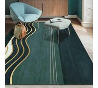 Taidianolp Area Rugs 2.6 x 4 ft,Yellow Stripe Geometric Design Modern,Tree Green, 80 x 120 cm,Home Decorative Entryway Rug Bathroom Floor Mat Entry Entrance