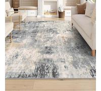 Taidianolp Area Rugs 5.2 x 7.5 ft,Yellow Orange Abstract Cream Modern,Black, 160 x 230 cm,Indoor Outdoor Rug Living Room Bedroom Kitchen Backyard Patio