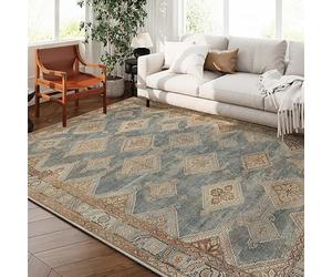 Taidianolp Area Rugs Living Room,multicoloured,180 x 270 cm,Marble Grey, Brown, Multicoloured Vintage Traditional Pattern,6ft x 9ft Bedroom Carpet Dining Room Rug Floor Mat,