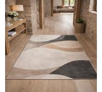 Taidianolp Area Rugs Rectangular,Abstract Modern Beige, Gray, White, Neutral-colours, 180 x 260 cm,Machine Washable Carpet Living Room Home Decor Bedroom Aesthetic