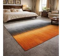Taidianolp Area Rugs Rectangular,Abstract Modern Gray, Black, Orange, 50 x 80 cm,Welcome Mat Entryway Rug Bathroom Floor Mat Entry Entrance