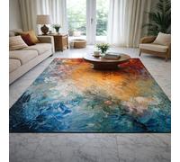 Taidianolp Area Rugs Rectangular,Multicoloured Red, Orange, Blue, White, Yellow, 200 x 300 cm,Large Rugs for Living Room Carpet Bedroom Dining Room Aesthetic