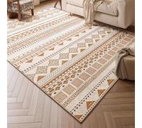 Taidianolp Large Rugs 6.6 x 9.8 ft,Vintage Geometric Design Modern Print,Orange, 200 x 300 cm,Living Room Decorative Rug Home Decor Carpet Bedroom Aesthetic