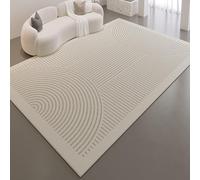 Taidianolp Large Rugs 6 x 9 ft,Modern Geometric Design Floor Decor,Taupe, 180 x 270 cm,Washable Rug for Living Room Bedroom Carpet Dining Room,