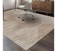 Taidianolp Large Rugs 6 x 9 ft,Modern Geometric Stripe Design Desk Chair Floor Decor,Brown, 180 x 270 cm,Living Room Rugs for Bedroom Soft Carpets Home Decorations,
