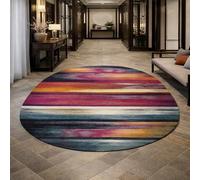 Taidianolp Oval Rugs, 3 x 6 ft,Abstract Modern Red, Orange, Blue, White, Black, Beige, 90 x 180 cm,Rug for Living Room Lounge Farmhouse Dining Room Deco,