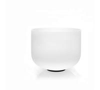 TAIFENG D Note Sacral Chakra Quartz Frosted Crystal Singing Bowl 8 inch