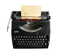 Taifuan Portable Manual Typewriter - Vintage Old-Fashioned Typewriter for Nostalgic Writing, Ideal for Home and Office Use, Vintage Manual Typewriter Machine(A)