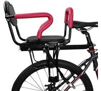 Taifuan Rear Child Bike Seat,Child Bike Seat for 2-6Year Old,Back Mount Child Seat for Adult Bike,with Armrests Pedals Seat Belt,with Cushion & Backrest Foot Pedals,Mpatible with Most Bicycles,