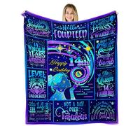 Taigzier 14 Year Old Girl Birthday Gifts Blanket, Gift for 14 Year Old Girl, 14th Birthday Gifts for Girls, 14th Birthday Decorations for Girls Teen Gift Ideas, Throw Blanket 50"x60"