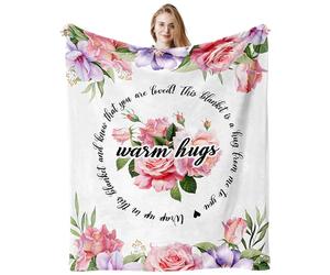 Taigzier Get Well Gifts for Women After Surgery, Inspirational Gifts for Her, Warm Hug Blanket, Thinking of You/Sympathy/Cancer Care Gifts, Encouragement Healing Throw Blanket 60"X50"