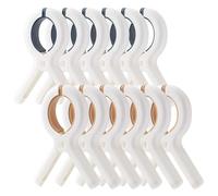 TAIHOBO Beach Towel Clips for Sun Loungers, 12PCS Windproof Beach Towel Pegs for Sun Lounger, Strong Grip Sunbed Towel Clips, Beach Towel Pegs for Sun Loungers to Keep Your Towel from Blowing Away