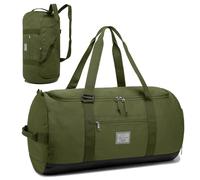 TAIHOYIN 60L Travel Bag with Shoe Compartment Large Sports Bag Backpack Men Women Waterproof Weekender Hand Luggage, Green, 60L, Travel, camping, weekend, overnight, gym, sports, fitness