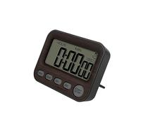 Taikemeti Countdown Count Up Timer,Kitchen Timer,Magnetic Digital Stopwatch Clock with Large LED Display Beep Reminder for Studying,Cooking,Exercise, Classroom Timer for Kids (Black)