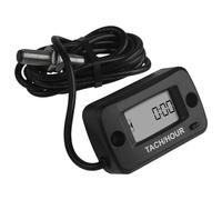 Taikemeti Tach Hour Meter, Can Retain Historical Data, Waterproof Function, Shutdown Function, Suitable for Lawn Mowers and Other Equipment Powered by Gasoline Engines