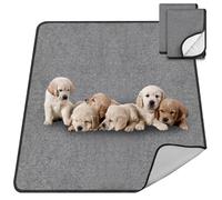 TAIKURA Washable Pee Pads for Dogs Reusable Puppy Pads Non-Slip Heavy Absorbency Dog Pee Pads for Dog Training, Whelping, Playpen - Protect Your Floors & Pet with Quick-Drying Potty Pads (2, 70*100CM)