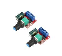 Taikuwu 2pcs Mini DC Motor Speed Controller, 5V-35V 5A PWM DC Motor Speed Switch Controller LED Volt Regulator