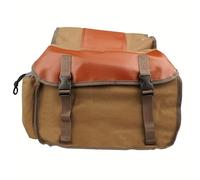 Tail Bags Rear Multifunctional Motorcycle Side Bag Large Capacity Pannier Heavy-Duty Canvas Gear For Moto Storage Motorcycle Dual Side Pannier(1pc khaki)
