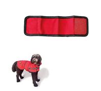 TAIL BLAZERS™ All Seasons Quality Waterproof Dog Coat Extension Belly Flap, Large (For L, XL, XXL) Red