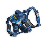 Tail Blazers Anti-Escape Dog Harness. Adjustable No Pull, Reflective, Breathable, Padded. Ideal for Puppy Essentials. Small to XL Breeds, Perfect Collars, Harnesses & Leads for Dogs. (Blue, XLarge)