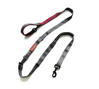 Tail Blazers Training Lead For Dogs - Adjustable No-Pull Double Ended Lead for Dogs with Quick Extension Lock (1.5M-2.5M), Hands-Free Waist Belt, Reflective Stitching & Poop Bag Holder Clip