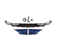 Tail Boot Side Spoiler Splitter Corner Cover Rear Bumper Diffuser Lip With LED Brake Light For Civic 11th 2022 2023 2024 2025 Car Rear Bumper Lip Diffuser(Flash Blue)