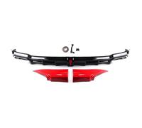 Tail Boot Side Spoiler Splitter Corner Cover Rear Bumper Diffuser Lip With LED Brake Light For Civic 11th 2022 2023 2024 2025 Car Rear Bumper Lip Diffuser(Tension Red)