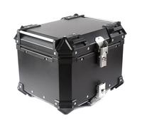 Tail Box Motorcycle Rear Top Case With Backrest Motorbike Trunk Large Capacity Anti-collision And Waterproof Motorcycle Luggage Box With Safety Lock 45/55/65/80/100L(Black,36L)