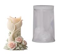 Tail Carving Flower Silicone Mold for Soap Gypsum Decoration Fish Tail Candlewax Cast