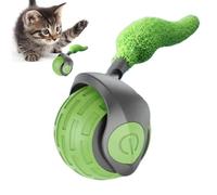 Tail Cat Toy - Smart Rolling Cat Toy Chasing Tail Ball - Two Speed Adjustment, Automatic Moving Cat Toy Ball with Tail for Kittens