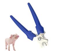 Tail Clamp Cutter - Stainless Steel Tail Cutting Pliers, 6.3in Manual Spring Design for Tail Docking in Pigs and Sheep