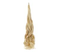 Tail Clip in Hair Wave Flexible Wrap Around PonyTail Long Fake Tail Hair Extensions Synthetic Wavy Hairpieces Horse Elastic Hair Ties(P27-613)