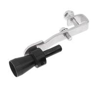 Tail End Pipe Exhaust Tip Universal Car Turbo Sound Muffler Pipe Blow-off Vale Simulator Whistle End(Black,S)