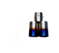 Tail End Pipe For VW B5 B6 B7 For Polo For G&olf 7 5 6 For Passat Tail Throat Car Muffler Exhaust Pipe Modeling(Gold)