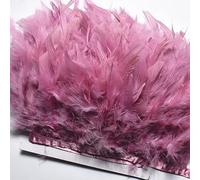 Tail Feather Ribbon, Fringe,3M Fluffy Feathers Trim on Tape Tassel Sewing Trimmings DIY Clothes Dress Decoration(31.Cameo)