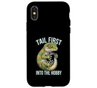 Tail First Into The Hobby Gecko Keeper Case for iPhone X/XS