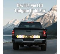 Tail Gate Led Light Strip | Tailgate Strip Light,Waterproof Decor Safety Turn Signal Eyes Design for Hauling Driving Construction Offroad Racing